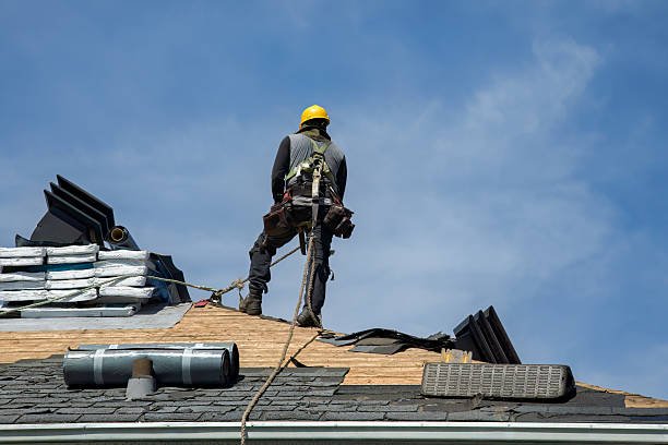 Professional Roof Installation technician working in Niantic, CT